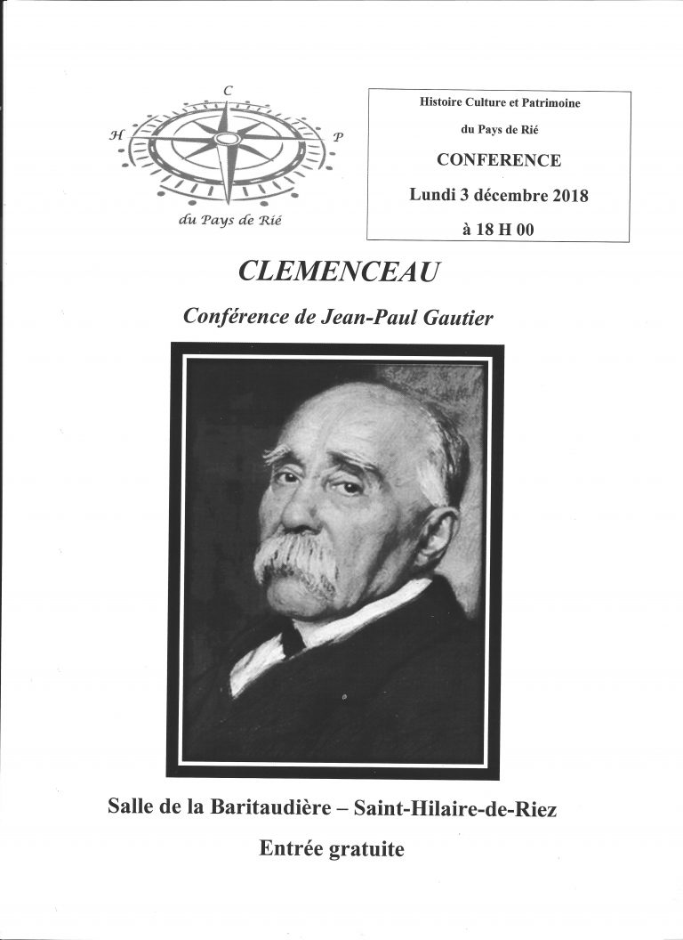 Une conférence sur Clemenceau