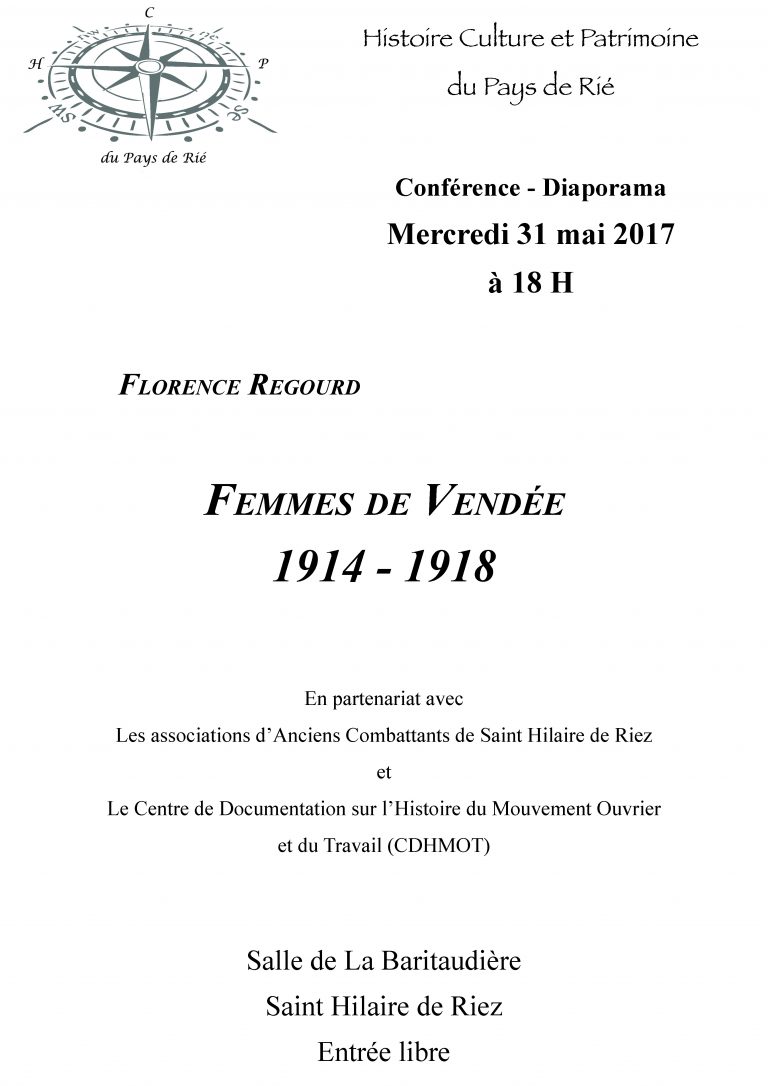 Conférence sur les femmes de Vendée