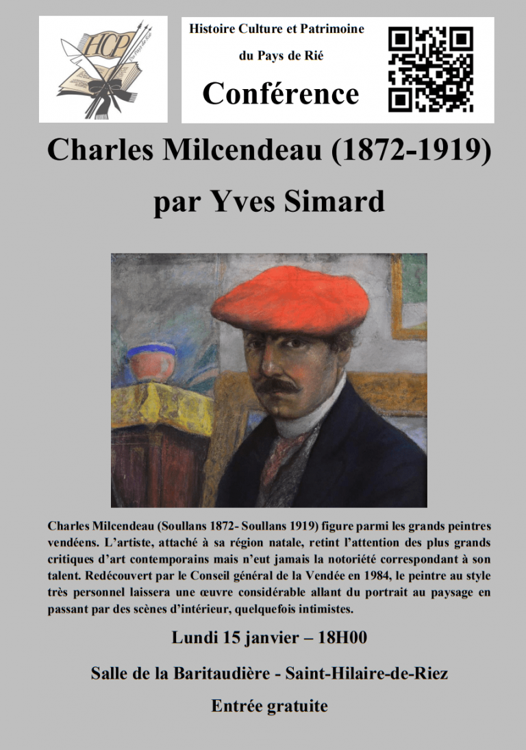 Conférence sur Charles Milcendeau par Yves Simard