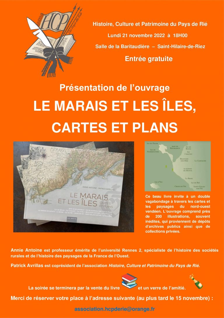 Présentation de l’ouvrage “les marais et les îles”